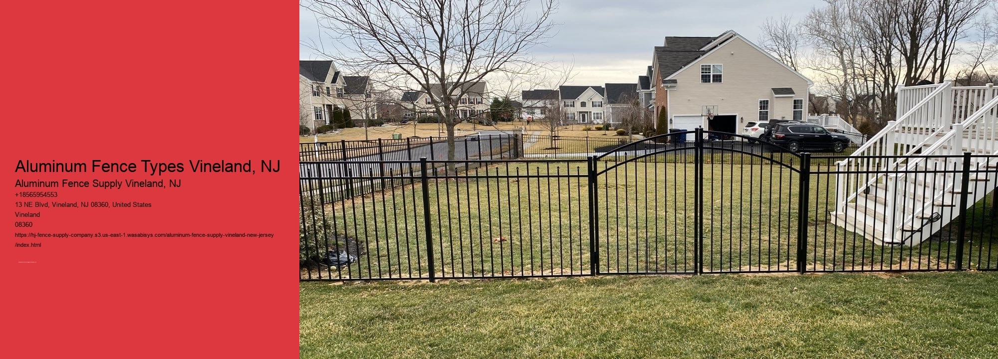 Aluminum Fence Types Vineland, NJ