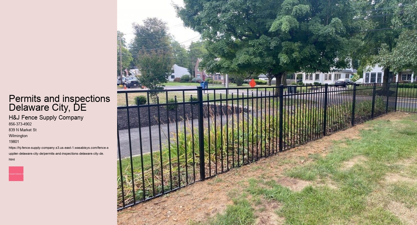 Permits and inspections Delaware City, DE